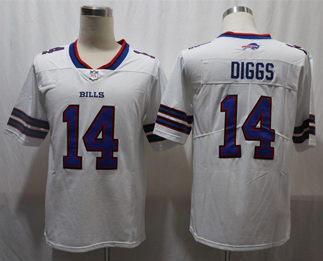Men Buffalo Bills #14 Diggs White Vapor Untouchable Limited 2020 Player NFL Jersey->customized nfl jersey->Custom Jersey